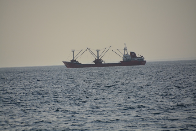 Yunan Savaş Gemisiyle Çarpışan Türk Gemisi Dikili Açıklarında