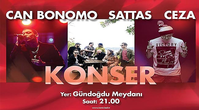 Ceza, Sattas ve Can Bonomo İzmir'de aynı sahnede buluşacak!..