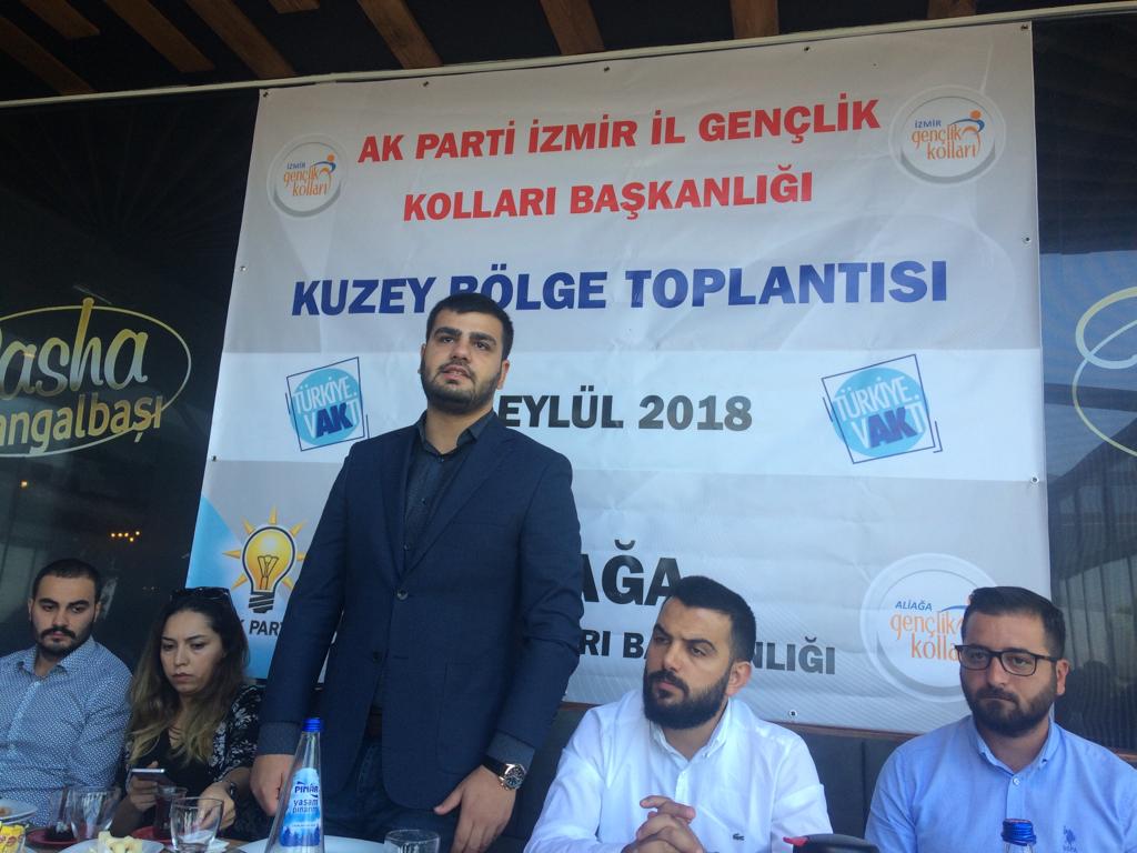 AK Parti İzmir İl Gençlik Kolları,Kuzey Bölge Toplantısı Aliağa'da Yapıldı.