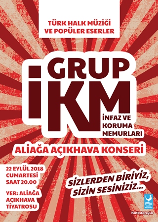 GRUP İKM ALİAĞALI MÜZİKSEVERLER İLE BULUŞACAK