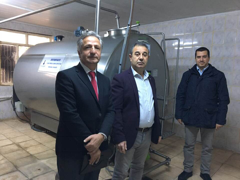 Büyükşehir'den Aliağa'ya 5 Tonluk Süt Soğutma Tankı