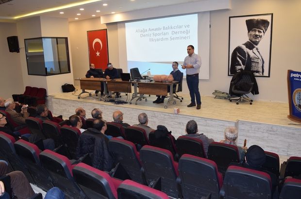 Aliağa'da amatör balıkçıların hayatını kurtaracak seminer