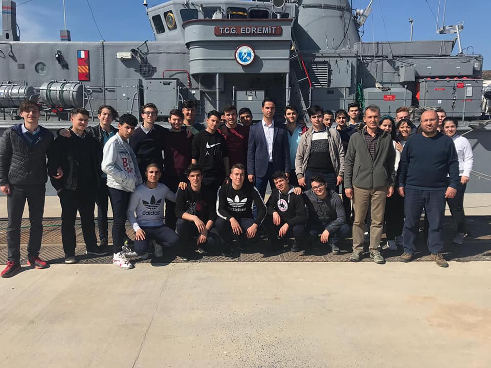 Aliağa Hamdi Başaran Meslek Lisesi Öğrencileri Savaş Gemilerini Gezdiler