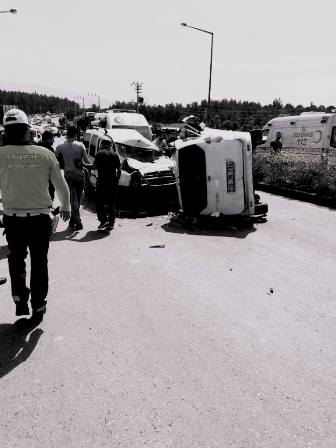 Buca ilçesinde meydana gelen trafik kazasında; 7 Kişi hayatını kaybetti, 1 kişinin yaralandı