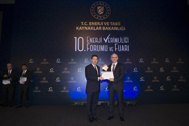Tüpraş,sanayide enerji verimliliği yarışmasında 2 ödül kazandı