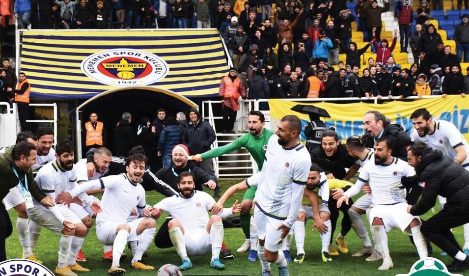 Menemen Belediyespor'a Başkan Aksoy Dopingi