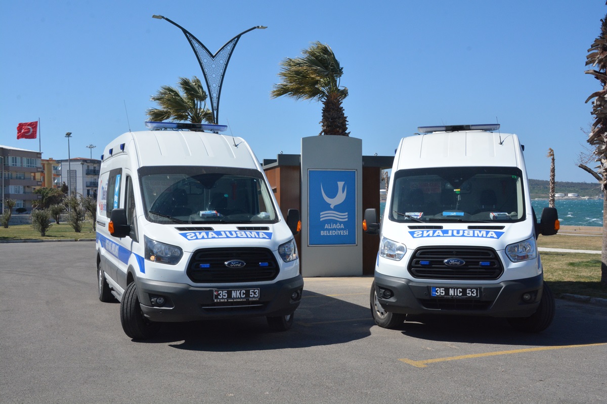 ALİAĞA BELEDİYESİ'NDEN AMBULANS İSTASYONU