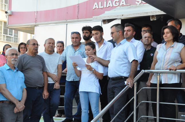 Sivas(Madımak) Katliamı`Nda Yaşamını Yitirenler Aliağa`Da Anıldı