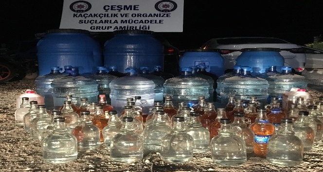 Çeşme'de bir kişi sahte içkiden zehirlendi