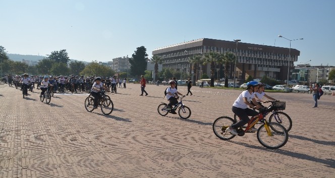 Avrupa Okul Sporları Gününde öğrenciler pedal bastı
