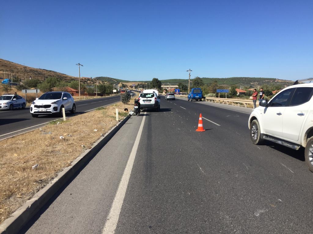 Aliağa'da Trafik Kazası :1 Yaralı