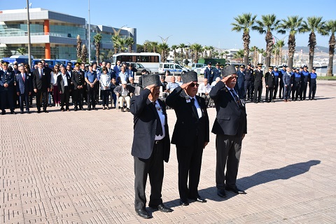 GAZİLER GÜNÜ ALİAĞA'DA KUTLANDI