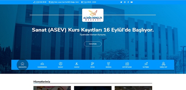 ALİAĞA GENÇLİK MERKEZİ DİJİTAL PLATFORMA TAŞINIYOR