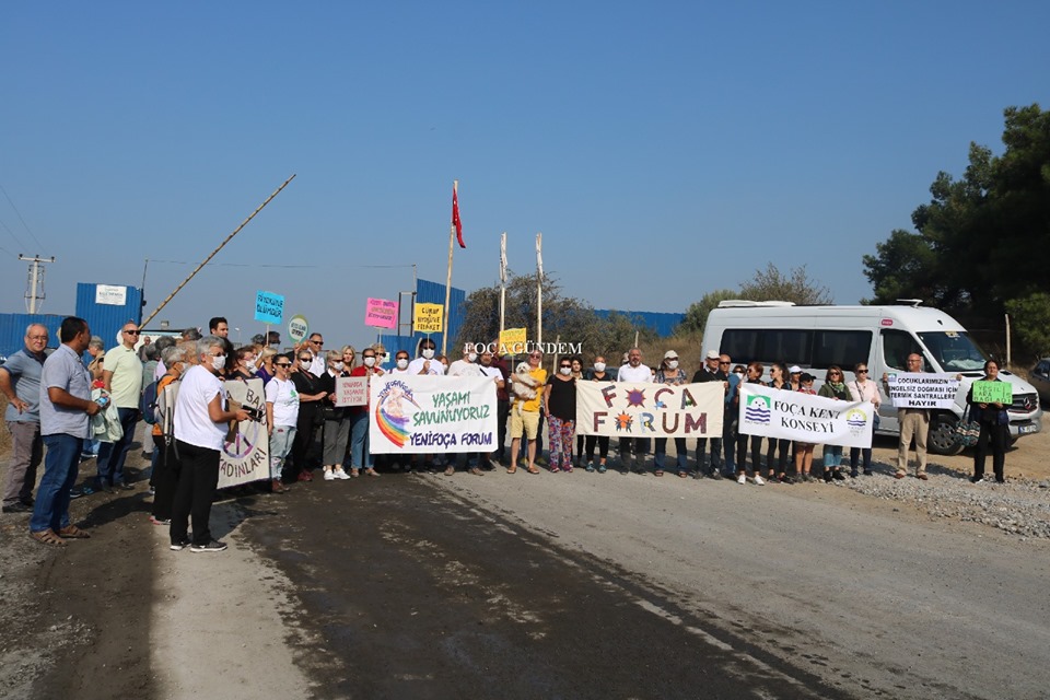 Foçalılardan Biyokütle Enerji Üretim Tesisine Büyük Tepki