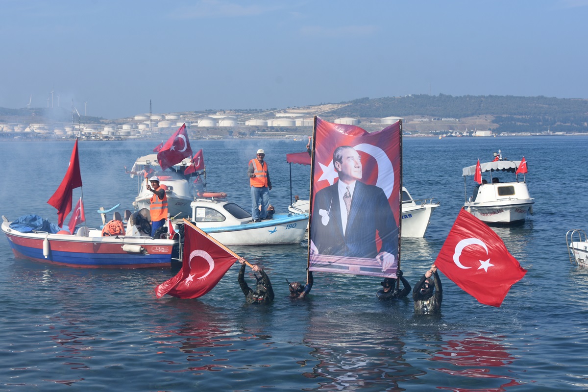 Cumhuriyet Bayramı'nın 96.Yılı Aliağa'da Coşkuyla Kutlandı