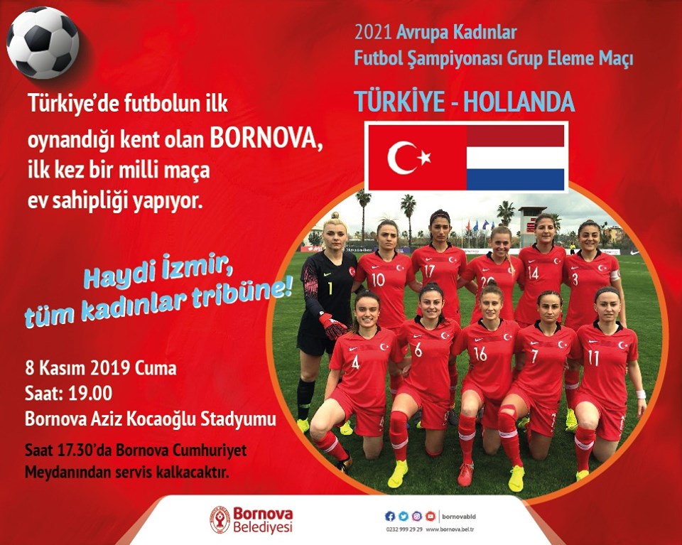 Kadın Milli Futbol Takımı Bornova'da
