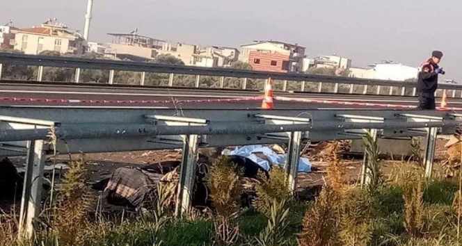 İzmir-İstanbul otobanında feci kaza: 1 ölü, 1 yaralı