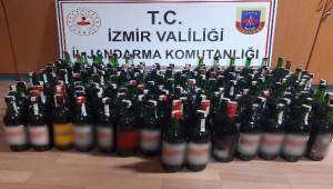 Bergama'da kaçak şarap operasyonu