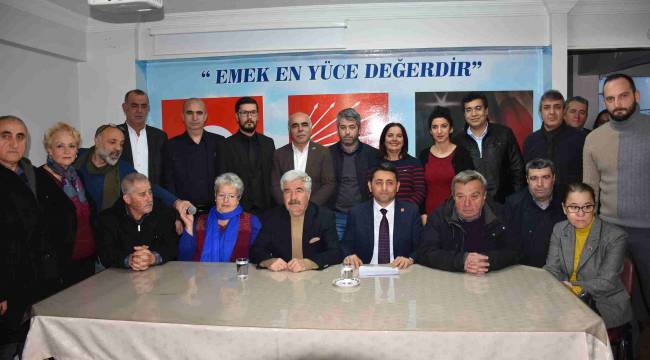 CHP'li Ömer Güney İlçe Başkanlığına Adaylığını Basın Toplantısında açıkladı