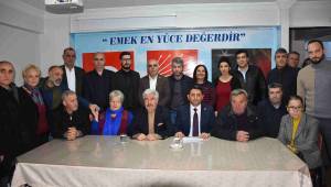 CHP'li Ömer Güney İlçe Başkanlığına Adaylığını Basın Toplantısında açıkladı