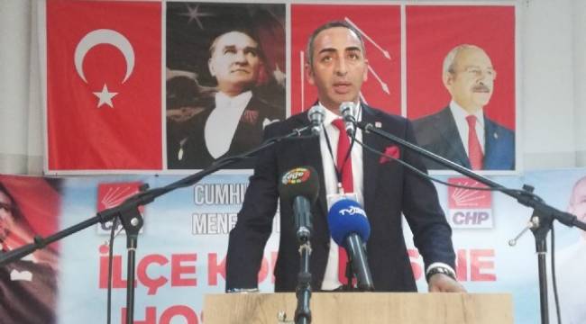 CHP Menemen  İlçe Başkanlığı'na Turan Erdoğan Seçildi