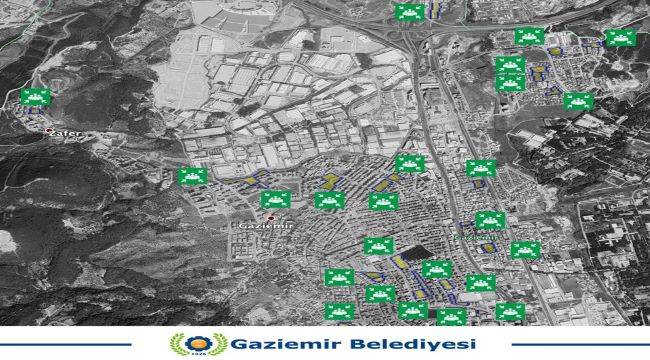 Gaziemir'de Afet Sonrası 100 Bin Kişinin Toplanabileceği 38 Toplanma Alanı Belirledi