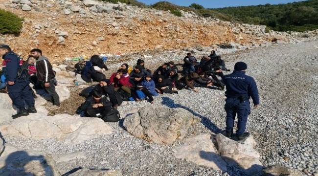 İzmir'de ölüme yolculuğa çıkan 171 göçmen yakalandı