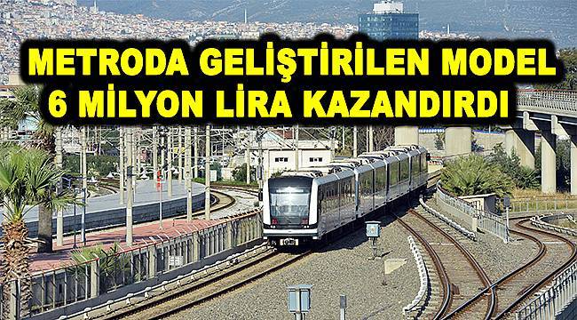 İzmir Metrosu 10 yılda 6 milyon liralık elektrik tasarrufu sağladı