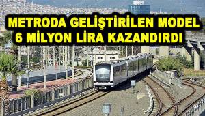 İzmir Metrosu 10 yılda 6 milyon liralık elektrik tasarrufu sağladı