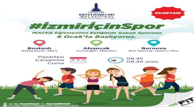 İzmir sporla buluşuyor