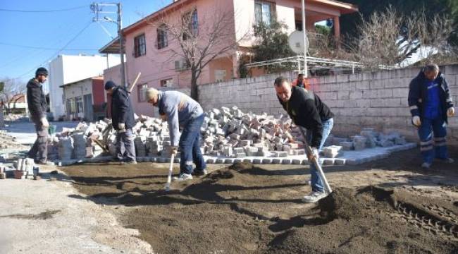 Şakran'da Yol Düzenleme Çalışmaları Devam Ediyor
