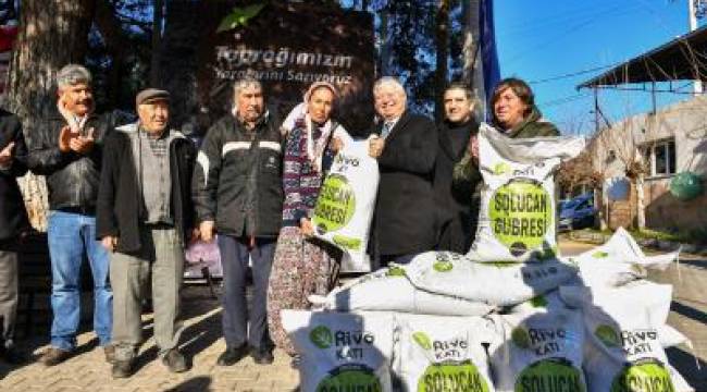 Yangından zarar gören üreticiye Büyükşehir'den destek