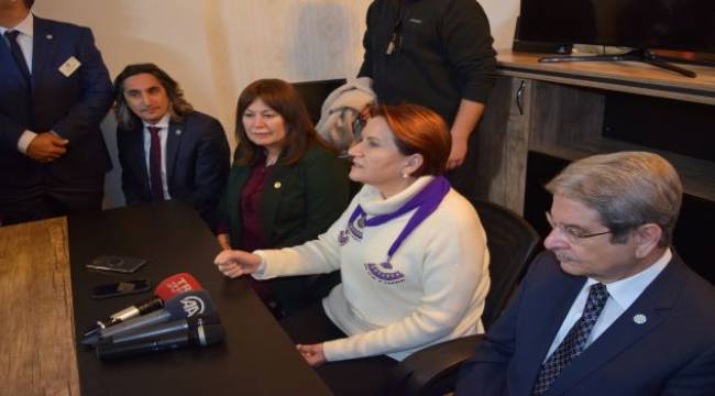 Akşener "  EYT'lileri nasıl sürekli gündemde tuttuysak  Gıda Güvenliğini gündemde tutacağız"