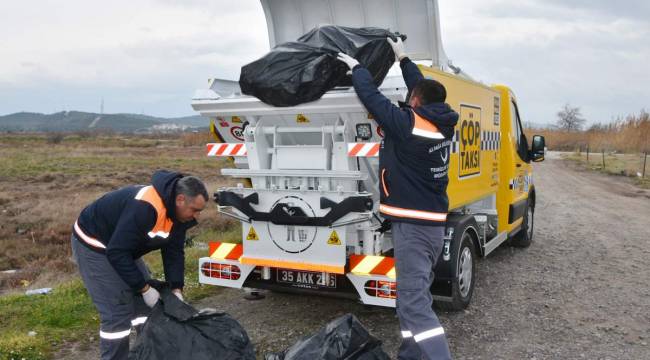 Aliağa'da 'Çöp Taksi' Uygulaması Başladı