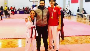 Aliağalı taekwondoculardan  altın madalya başarısı