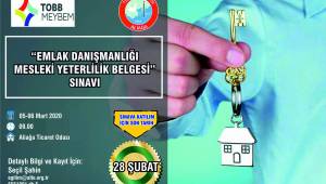 Alto'dan Emlakçılara, Mesleki Yeterlilik Belgesi Sınavı