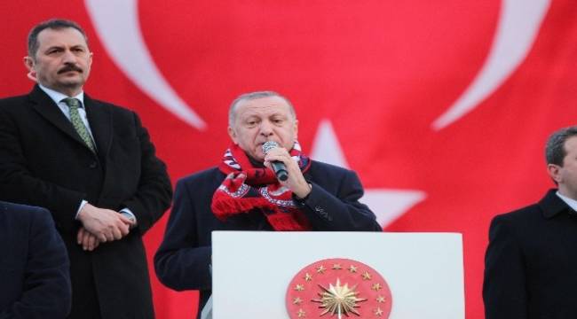 Cumhurbaşkanı Erdoğan, Bergama'da konuştu