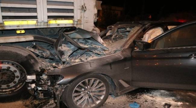  İzmir 'de feci kaza: 1 ölü