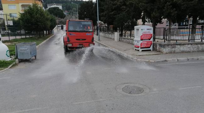 Aliağa'daki Tüm Mahalleler Dezenfekte Ediliyor