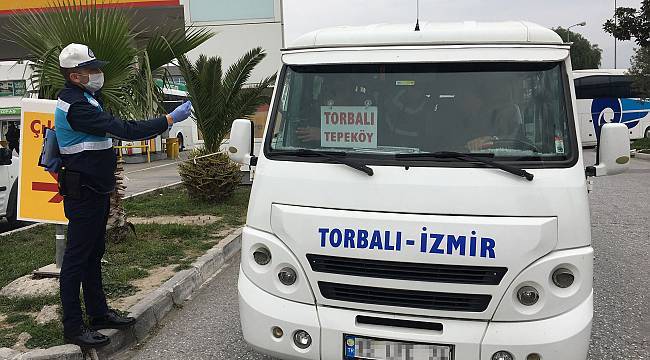 İzmir Büyükşehir'den minibüs esnafına destek