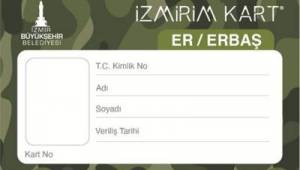 İzmir'de er ve erbaşlara ücretsiz ulaşım