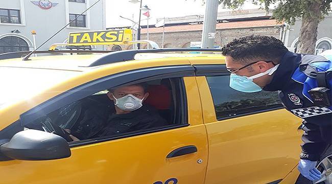 İzmir'de taksilere denetim