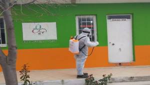 Kınık ve Çiğli'de koronavirüsüne karşı dezenfekte