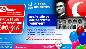 Aliağa Belediyesi'nden Çocuklara 23 Nisan Sürprizi