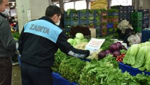 Aliağa Belediyesi'nden Pazar Yerinde Sıkı Denetim