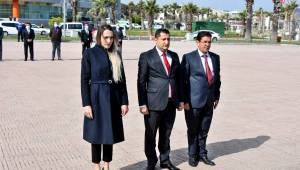  Aliağa'da 23 Nisan da çocuklar evde coşku yüreklerde 