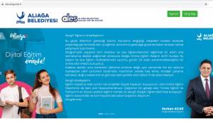 Aliağa Öğrencilere Ücretsiz Uzaktan Eğitim Belediyesi'nden 