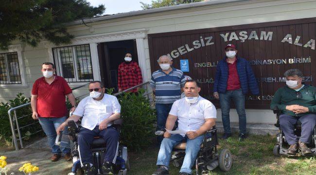 Aliağa'da Engelliler Haftası etkinlikleri koronavirüse takıldı