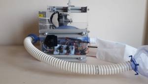 Başkan Gümrükçü yerli solunum cihazını tanıttı .aşınabilir ilk yerli üretim solunum cihazı  