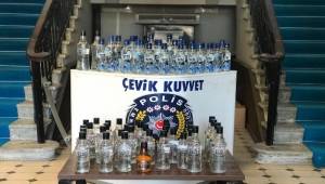 İzmir'de sahte içki operasyonu: 1 gözaltı